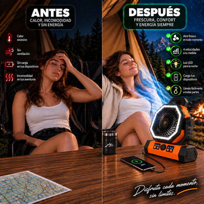 Ventilador Portátil 3 en 1